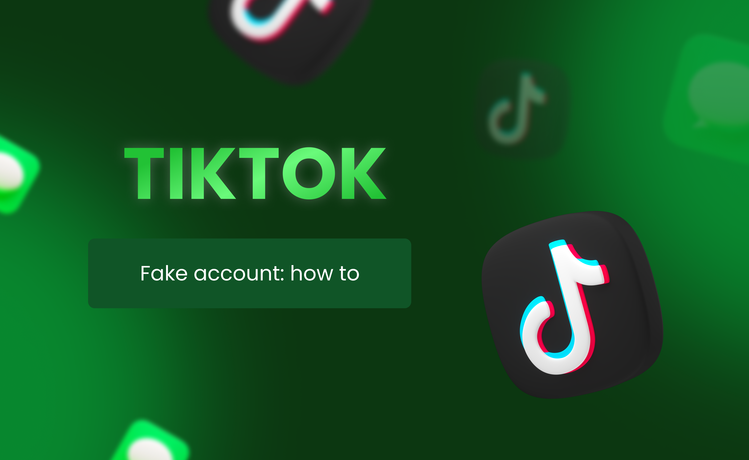 How to Create a Compelling Fake TikTok Account with SMSBOWER